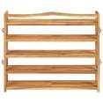 thumbnail image 6 of vidaXL 5-Tier Shoe Rack 25.1"x10.2"x31.4" Solid Acacia Wood, 6 of 6
