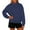 A008-Navy, variant on Womens Oversized Mock Neck Sweatshirt Trendy Long Sleeve Fleece Pullover Fall Tops Winter Turtleneck Sweater
