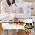 thumbnail image 4 of SEANATIVE Beach Sewing Machine Mat for Table with Pocket Starfish Shell Sewing Machine Dust Pad Water Resistant Non Slip Mats Easy Storage Sewing Machine Mats, 4 of 6