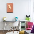 thumbnail image 3 of Stupell Industries Checking Lightning Bolt Abstract Painting Black Framed Art Print Wall Art, 16 x 24, 3 of 10