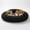 Black, variant on Cloud K-9 Bed for Dogs & Cats, Soft & Relaxing Round Dog Bed, Chenille Material, Removable Cover, Washable & Dryer Safe–Grey Medium(35'x35')