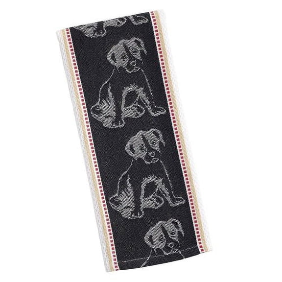 Design Imports Dog Jacquard Dishtowel