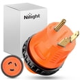 thumbnail image 1 of Power Adapter Nilight 30A RV Twist Lock TT-30P to L5-30R, 1 of 9