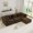 color2, variant on NESTIA Modern Modular Sectional Sofa, Corduroy, 3-Seater, Brown