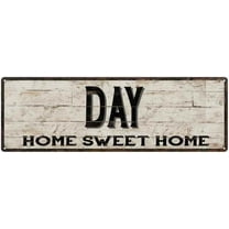 DAY Rustic Home Sweet Home Sign Gift 6x18 Metal Decor 206180084271