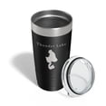 thumbnail image 4 of Thunder Lake Map Tumbler Travel Mug Insulated Laser Engraved Coffee Cup Michigan 20 oz Black, 4 of 5