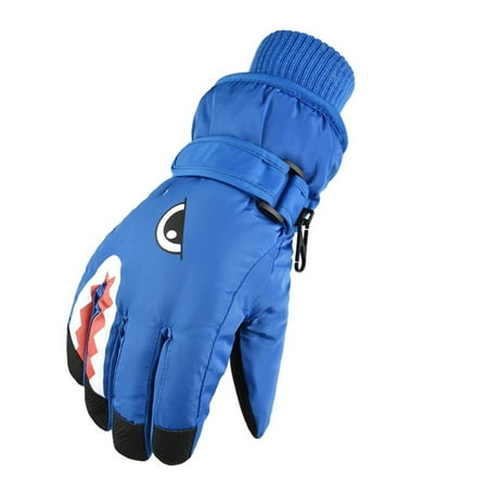 

Yrtoes Oven Mitts Oven Mitts Winter Gloves for Kids Boys Girls Snow Windproof Mittens Outdoor Sports Skiing