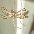 thumbnail image 6 of Dragonfly Crystal Suncatcher Rainbow Maker Prism,Hanging Crystals Ornament for Window Garden Home Decor, 6 of 7