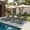 Classic Gray, variant on CIOKEA Outdoor Lounge Chair, Foldable Aluminum Pool Chaise Lounge with 5 Positions Recliner, No Assembly, Blue
