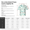 thumbnail image 6 of Lsque Turtle pattern Hawaiian Shirt for Men, Unisex Summer Beach Casual Short Sleeve Button Down Shirts-Medium, 6 of 9