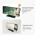thumbnail image 5 of sruoe Alarm Clock, Digital Clock, Alarm Clock for Heavy Sleepers Adults, LED Display Alarm Clock, Modern Electric Alarm Clocks, Alarms Clock for Bedroom, Green, 5 of 7