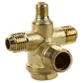 thumbnail image 1 of Valve de Pression de Compresseur d'Air 4 Voies Filetée Accessoire de Valve de Contrôle Anti-Retour, 1 of 8