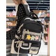 thumbnail image 4 of KKLDOGS Kawaii ita Backpack Cute Lace Backpack Coquette Aesthetic Back Pack Y2K Daypack with Clear Pockets, 4 of 8