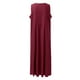 thumbnail image 5 of Vestido sin mangas de cuello redondo liso para mujer: corte holgado, tejido transpirable para primavera/verano/otoño, vestido largo con bolsillos, talla real., 5 of 7