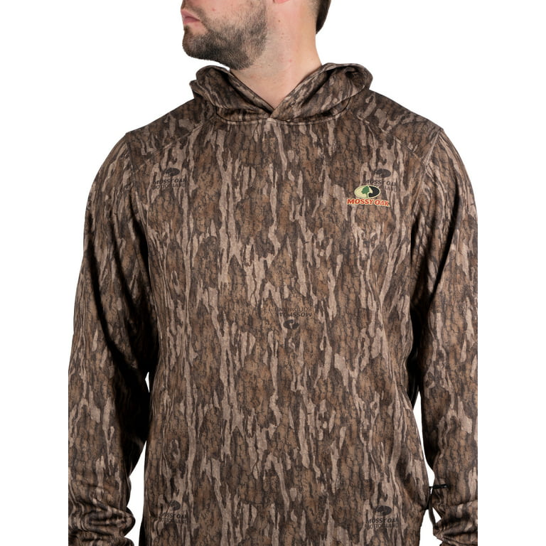 Men's Camo Hunting Performance Hoodie Pullover Sweatshirt by Mossy