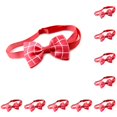 thumbnail image 1 of Pajarita ajustable Methold para mascotas adorables decoración celosía roja, 1 of 6