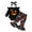 Black, variant on Toddler Outfits For Girls Halloween Outfits Long Sleeve Bodysuit Cartoon Prints Bottoms Pants Outfits Girl Clothes Black 9 Months-12 Months