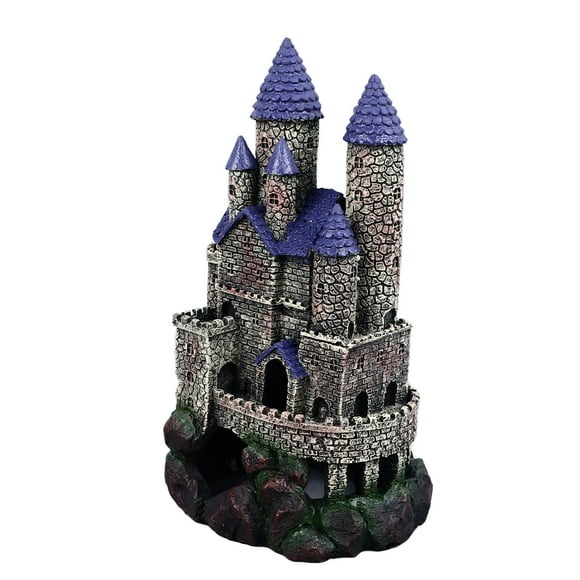 Aquarium Castle Decoration§resin Aquarium Castle Decoration§castle Fish Decoration§fish Castle Ornament§fish House Ornament§aquarium Hideout Cave Decor Aquarium Castle