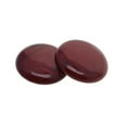thumbnail image 3 of 2 cabujones de piedra redonda natural de 25 mm, venta al por mayor. rojo, 3 of 7