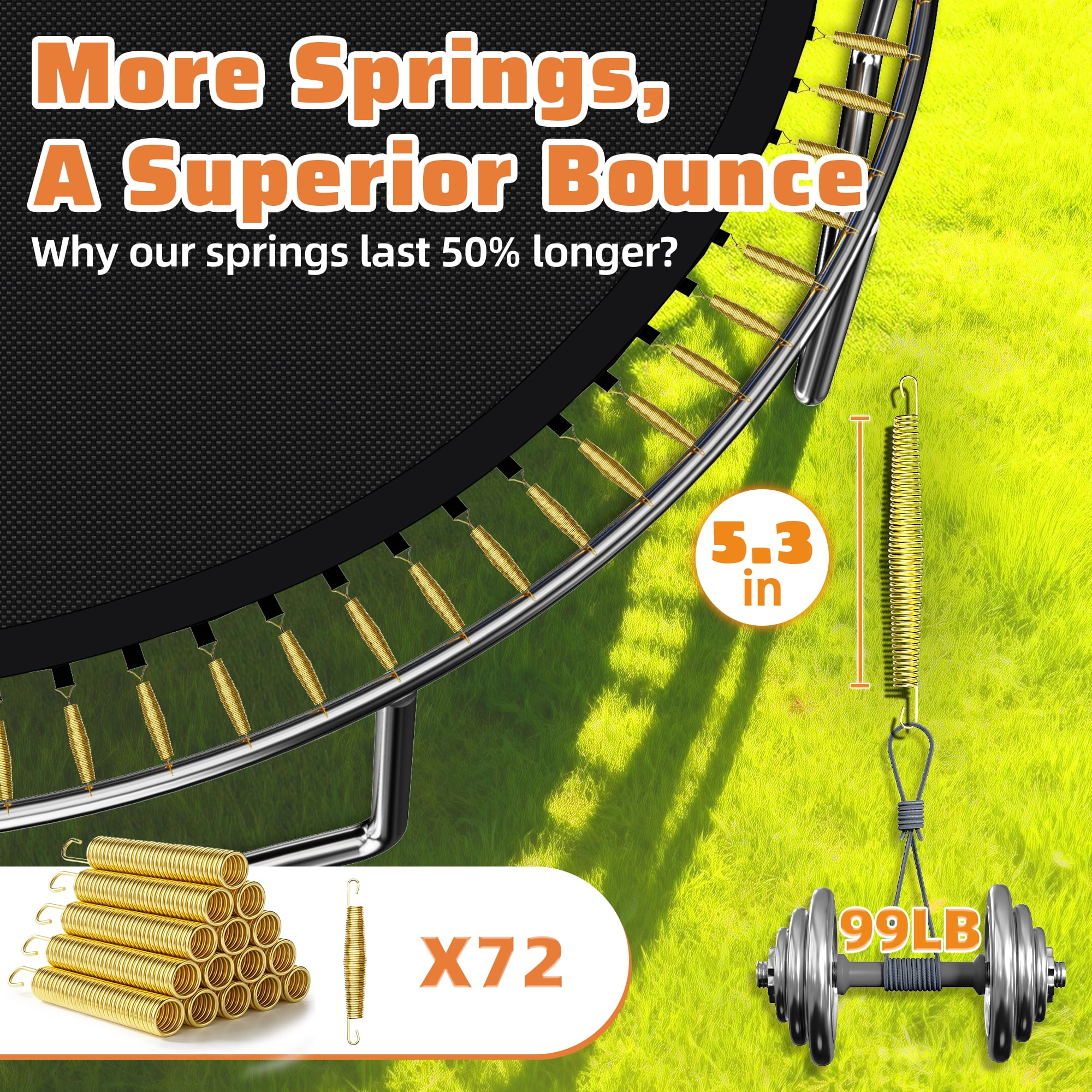 FIZITI 12FT 1000LBS Trampoline for Adults/Kids,Outdoor Trampoline with Enclosure Net,Basketball Hoop,Sprinkler,LED Light,Socks,Wind Stakes,Ladder,Recreational Trampoline for Backyard