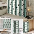 thumbnail image 3 of Bathroom Shower Curtain Classic Sports Athletic Football Waterproof Shower Curtains with Hooks, Geometric Green Stripes Bath Curtains Bathtub Curtain Home Decor 72x84in, 3 of 9