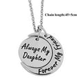 thumbnail image 2 of YYKihy Mothers Day Jewelry Gift From Daughter Mom & Daughter Necklace English Necklace Love Forever Necklace Good Love Splicing Good In Friends One Necklaces, 2 of 5