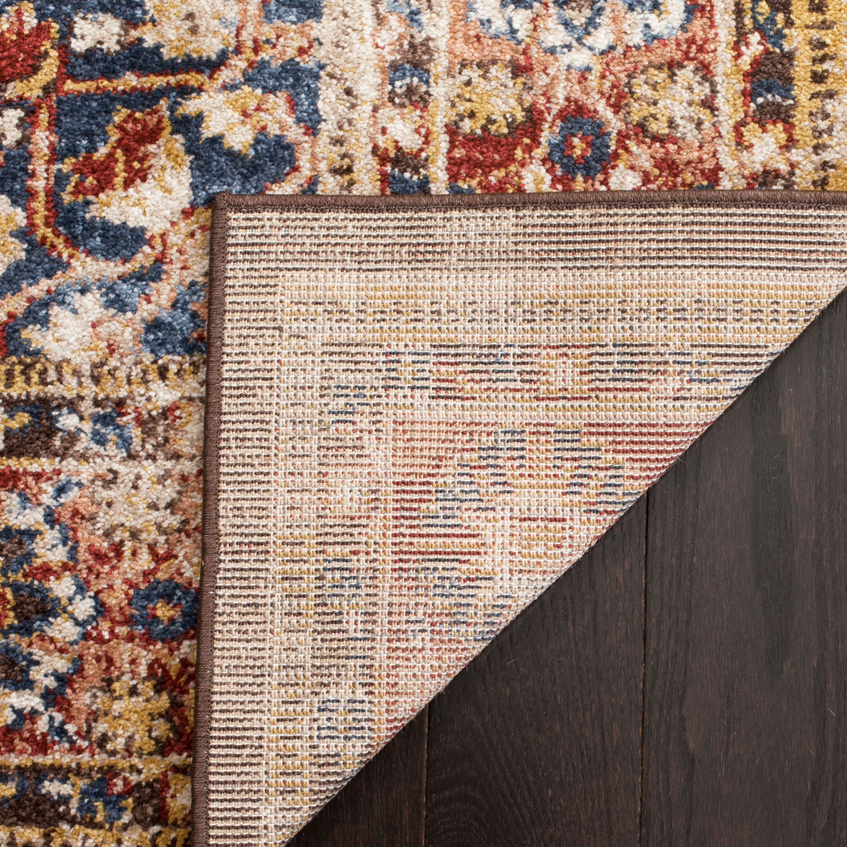 SAFAVIEH Bijar Orval Faded Traditional Runner Rug, Brown/Rust, 2'3" x 6'