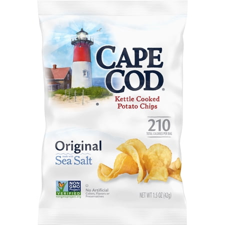 Cape Cod Potato Chips, Original Kettle Chips, 1.5 oz