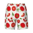 thumbnail image 5 of Rocae Fresh Red Tomato for Men's Swim Trunks Quick Dry With Two Side Pockets and One Lined Patch PocketMedium, 5 of 9