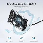 ACASIS USB C Docking Station, Dual 4K HDMI DisplayLink Dock for MacBook Air/Pro, M1/M2/M3/M4 Mac, 100W PD, USB Hub