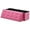 Hot Pink, variant on SSyao 15 Inch Storage Ottoman Cube, 11 Gal. Folding Ottoman Foot Rest Stool, PU Leather Small Footrest with Storage for Living Room, Bedroom, Entryway, Hallway, White