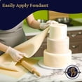 thumbnail image 3 of FromJennWithLove 9x2 Inch Cake Dummy - Styrofoam Dummy Cake for Creative Bakers, Durable & Strong Cake Dummy for Icing Practice and Fondant Placement, Ideal for Professional and Beginner Bakers, 3 of 7
