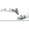 SICURIX ID Badge Strap Clips Button Clip Hexagonal Tub Display of 8 CLEAR (68019)