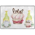 thumbnail image 4 of SKYSONIC Sweet Gnomes Valentines Non-Slip Area Rug, Dwarf Cakes Floor Carpet Comfort Floor Mats Decor for Indoor Front Porch Living Room Bedroom Kitchen, 36"x24", 4 of 5