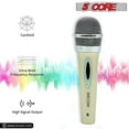 thumbnail image 5 of 5 Core Microphone Wired Dynamic Vocal Handheld Mic Cardioid Unidirectional Microfono w On and Off Karaoke Switch Includes XLR Audio Cable for Singing, Public Speaking, Parties PM 286 WH, 5 of 11