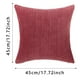 thumbnail image 2 of Fundas de cojín decorativas Boho Fall Cojín cuadrado de pana a rayas para sofá, cama o sillón de salón 18 x 18 pulgadas (16 estilos, 45 x 45 cm), 2 of 3