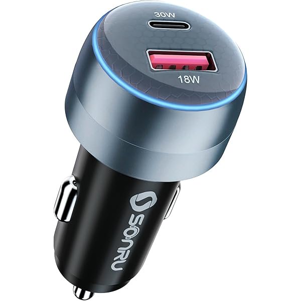 wonima44 7 in 1 Cigarette Lighter Splitter, 3 Sockets Cigarette Lighter Splitter with 4 Fast Charging USB Ports, 120W 12V/24V DC Independent Power Switches & LED Voltage Display for All Car Devices