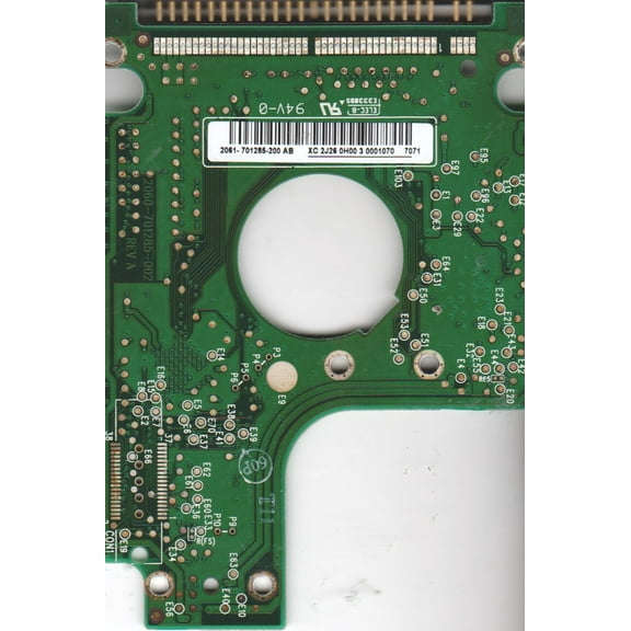 WD800VE-00HDT0, 2061-701285-200 AB, WD IDE 2.5 PCB