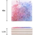 thumbnail image 3 of FMSHPON Mandala Pattern Watercolor Style Set of 6 Coaster for Drinks, Absorbent Ceramic Stone Coasters Cup Mat with Cork Base for Home Kitchen Room Coffee Table Bar Decor, 3 of 4