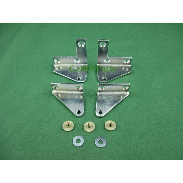 Dometic 385030401 Refrigerator Door Hinge Reversing Kit For Models Rm2354 Rm2351 Walmart Com Walmart Com