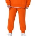 thumbnail image 2 of XinLfly Toddler and Boys Joggers Sweatpants Kids Pull-On Active Athletic Pants with Drawstring Pocket Elastic Trousers,Orange,5Y, 2 of 8