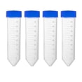 thumbnail image 5 of Tubos de centrifugado cónicos de plástico de 45ml con tapa de tornillo azul, paquete de 10, 5 of 5