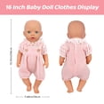 thumbnail image 4 of ZITA ELEMENT 6 Sets 14-18 Inch Baby Doll Clothes, Doll Outfit for 43cm Reborn Dolls, Total 15 Pcs Doll Clothes and Accessories for 18 Inch Girl Dolls, 4 of 9