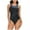 Navy, variant on LYXSSBYX One Piece Swimsuit Women Women's New Fashion Splicing Swimsuit Sexy Casual Bikini Piece Swimsuit