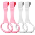 thumbnail image 1 of GAXIRE 4 piezas de anillos para cuna de bebé, anillos de tracción para corralito, herramientas de entrenamiento para caminar para niños pequeños, accesorios para bebés, 1 of 4