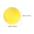 thumbnail image 2 of Nestingho 12Ud Pelotas De Golf Suaves Amarillas Para Entrenamiento Y Ejercicios De Golf, 2 of 6