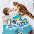 thumbnail image 6 of TOTS Flannel Blanket Super Soft Bed Sofa Throw Birthday Gift, 6 of 14