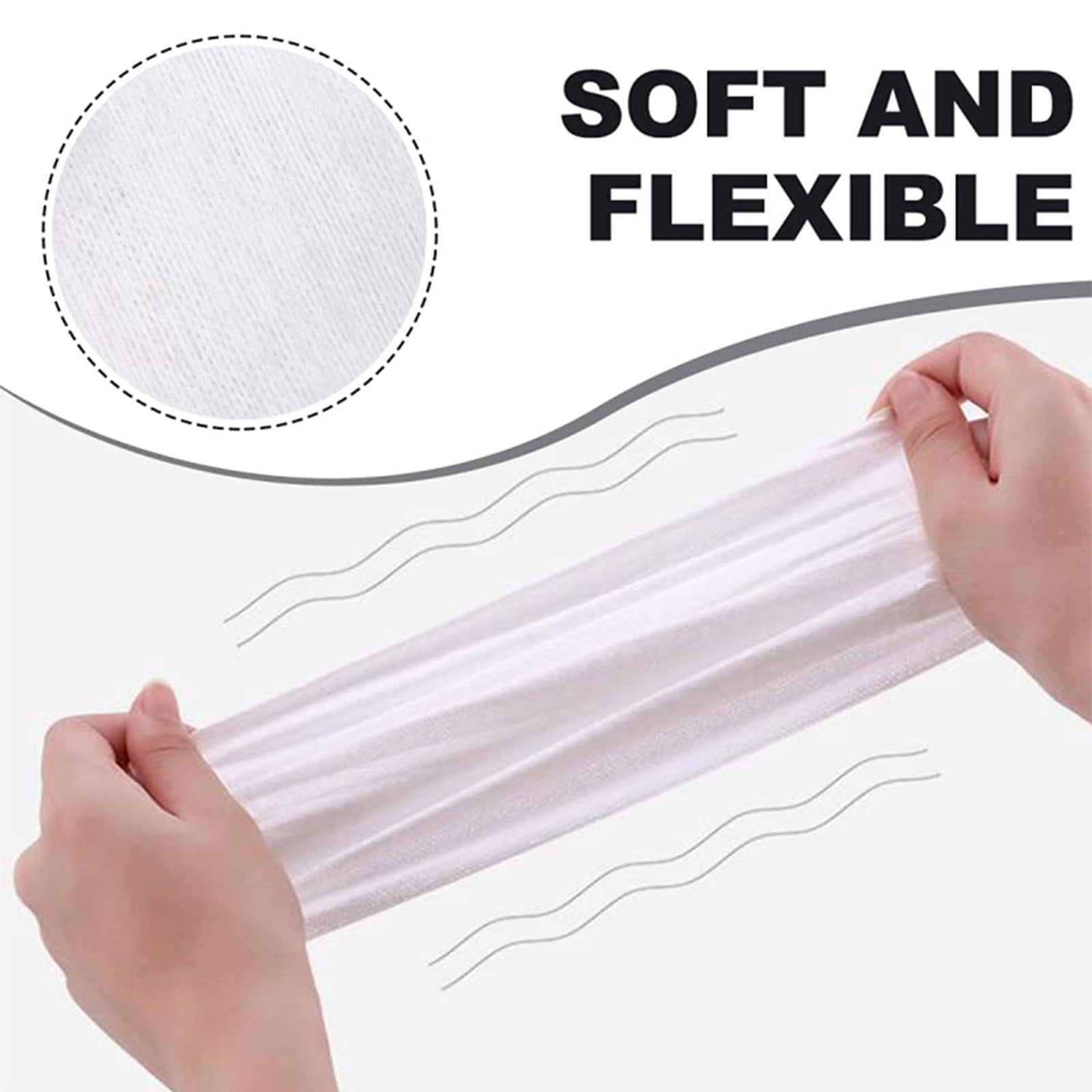 Linjieee Soft Disposable Face Cloths Towel Cotton Wash Control Supersoft Thermal Water for Face