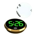 thumbnail image 4 of Wear Resistant Touch Illuminant Miniature Car Digital Clock Round Shape For Vehicle Dashboard And Air Vent Installation, 4 of 8