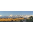 thumbnail image 2 of Paulson, Don 14x7 Black Ornate Wood Framed with Double Matting Museum Art Print Titled - New Mexico, City of Rocks SP Panoramic composite, 2 of 4